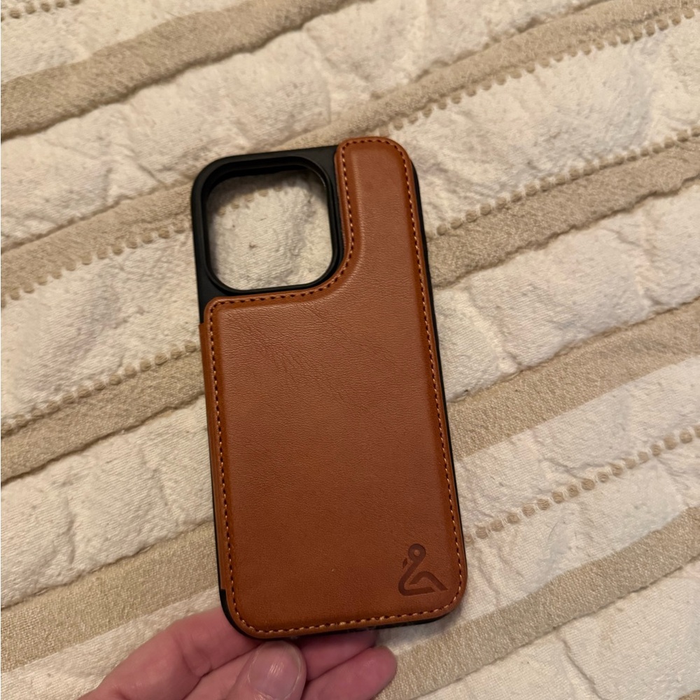 Premium Leather Phone Case - Tan